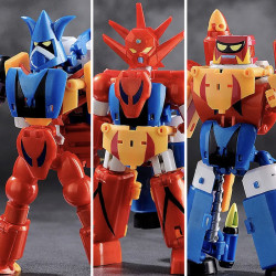 Set Figurines Dynamic Change Getter Robo FREEing Getter Robo G