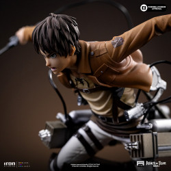 Statue Eren Yeager Art Scale Iron Studios Attack on Titan