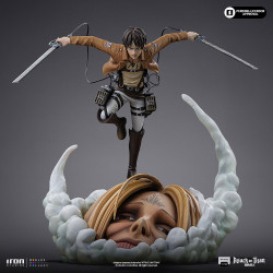 Statue Eren Yeager Art Scale Iron Studios Attack on Titan
