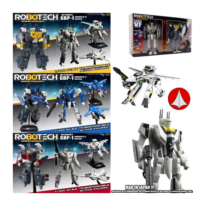 MACROSS  ROBOTECH Pack Heavy Armor Veritech 1100ème Toynami 30th Anniversary