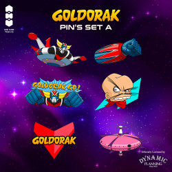 Boite de 6 Pin's Goldorak Serie 1 Set A We Are Tokyo Goldorak