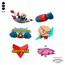 Boite de 6 Pin's Goldorak Serie 1 Set A We Are Tokyo Goldorak