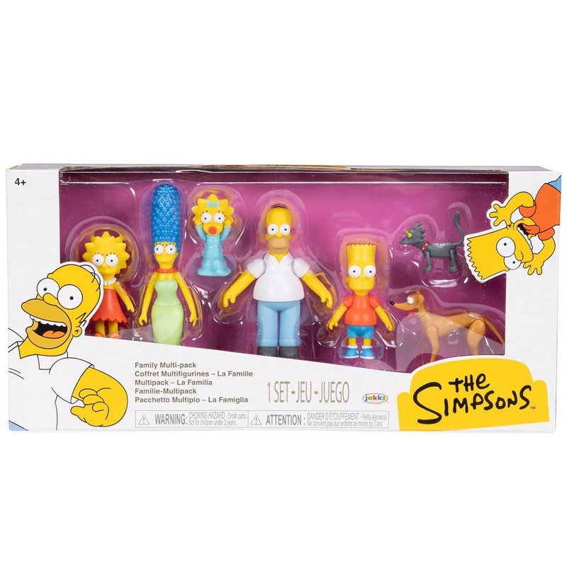 LES SIMPSONS Coffret 7 Figurines Jakks Pacific