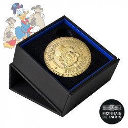 DISNEY Pièce Sou Fetiche Picsou Doré à l'or fin Monnaie De Paris