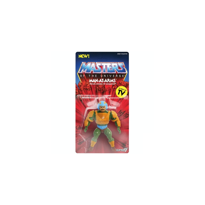 MAITRES DE L'UNIVERS Figurine Man-at-Arms Vintage Collection Super7