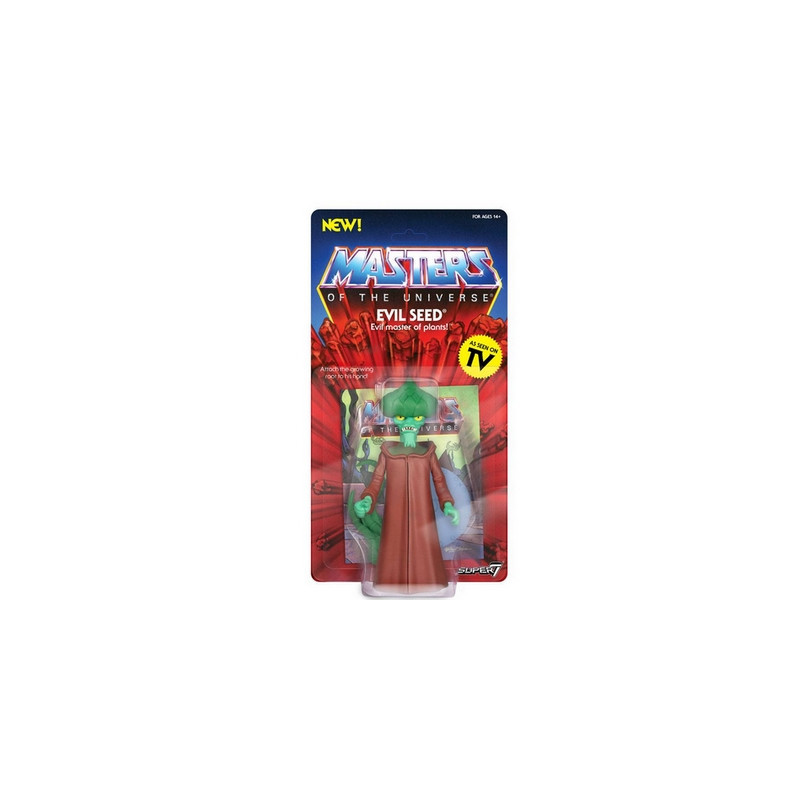 MAITRES DE L'UNIVERS Figurine Evil Seed Vintage Collection Super7