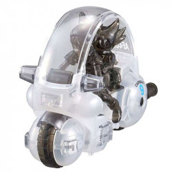 DRAGON BALL Mecha Capsule Collection Vol1 Bulma's Bike & Goku Limited Clear Bandai