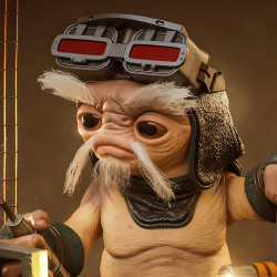 Figurine Taille Réelle Anzellan Droidsmith Hot Toys Star Wars The Mandalorian