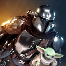 Figurine The Mandalorian & Grogu Hot Toys Star Wars