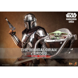 Figurine The Mandalorian & Grogu Deluxe Version Hot Toys Star Wars