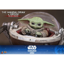 Figurine The Mandalorian & Grogu Deluxe Version Hot Toys Star Wars
