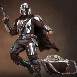 Figurine The Mandalorian & Grogu Deluxe Version Hot Toys Star Wars