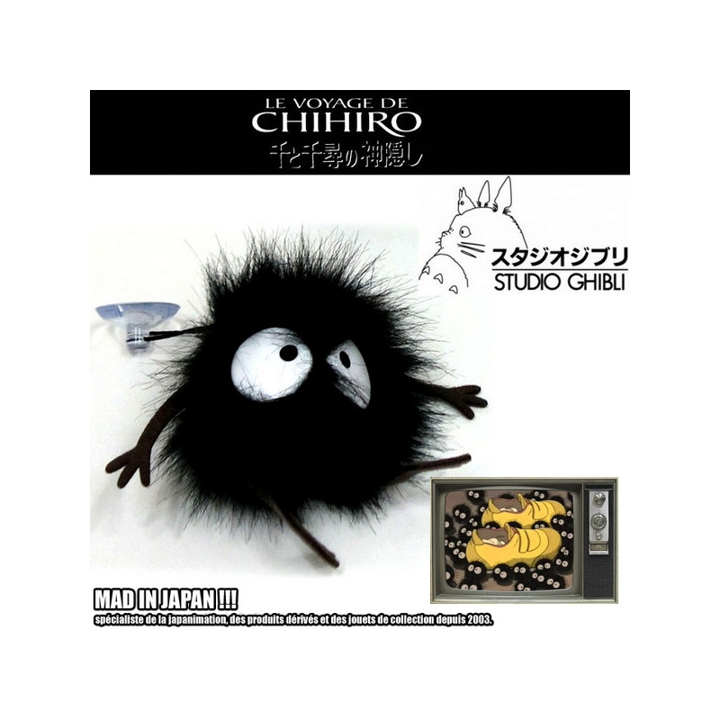 LE VOYAGE DE CHIHIRO peluche Noiraude Semic LE VOYAGE DE CHIHIRO peluche Noiraude Semic