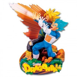 DRAGON BALL SUPER Vegeta & Trunks Super Master Stars Diorama Banpresto The Brush