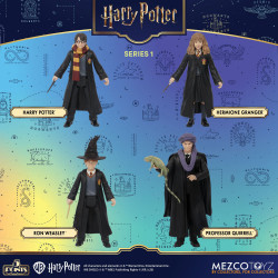 Pack 4 Figurines 5 Points Serie 1 Mezco Toyz Harry Potter
