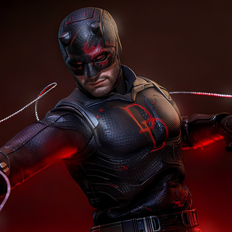 Figurine Dardevil Hot Toys Dardevil Born Again