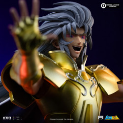Statue Saga des Gémeaux Art Scale Iron Studios Saint Seiya