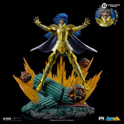 Statue Saga des Gémeaux Art Scale Iron Studios Saint Seiya