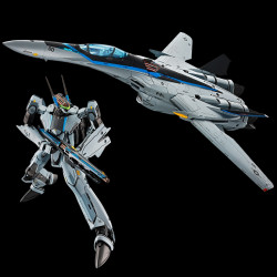 MACROSS FRONTIER X TOP GUN VF-25 Messiah Maverick Ver. DX Chogokin Bandai