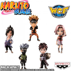 NARUTO SHIPPUDEN Figurines WCF volume 1 Banpresto metallic version