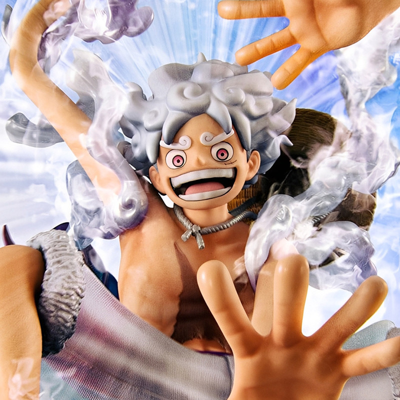 Figurine Monkey D. Luffy Gear Fifth P.O.P. Evolutionary History Megahouse One Piece