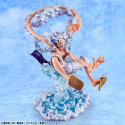 Figurine Monkey D. Luffy Gear Fifth P.O.P. Evolutionary History Megahouse One Piece