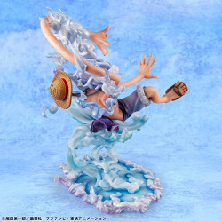 Figurine Monkey D. Luffy Gear Fifth P.O.P. Evolutionary History Megahouse One Piece