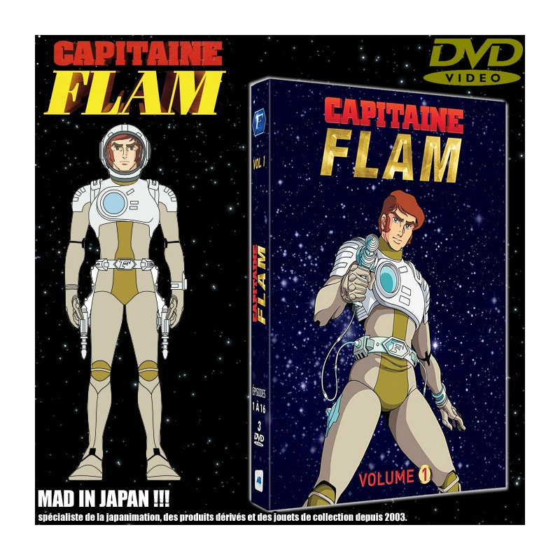 CAPITAINE FLAM coffret DVD remasterisée partie 1 AB Vidéo