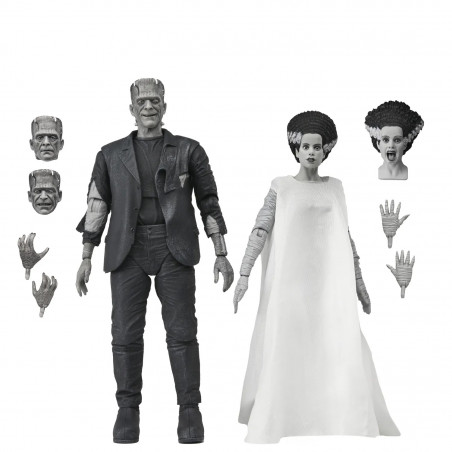 Set 2 Figurines Monster & his Mate 90th Anniversary Black & White ...