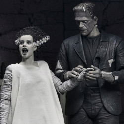 Set 2 Figurines Monster & his Mate 90th Anniversary Black & White Version Neca