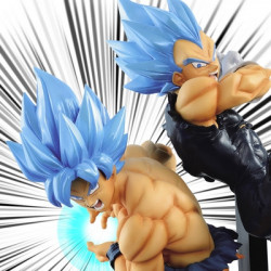 DRAGON BALL SUPER Display Tag Fighters Vegeta & Son Goku SSJB Banpresto
