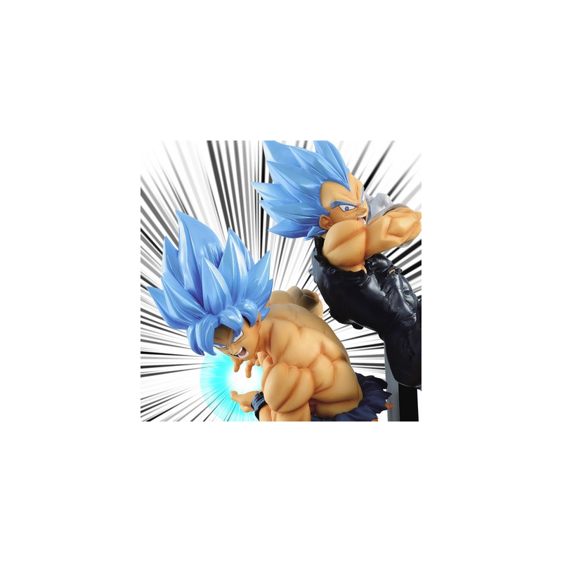 DRAGON BALL SUPER Display Tag Fighters Vegeta & Son Goku SSJB Banpresto