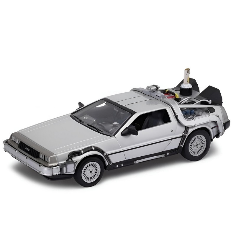 RETOUR VERS LE FUTUR Delorean Time Machine 1/24ème Welly