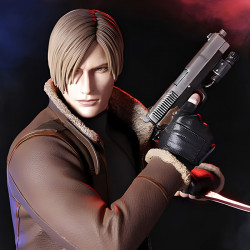 Statue Leon Kennedy Darkside Collectibles Studio Resident Evil 4