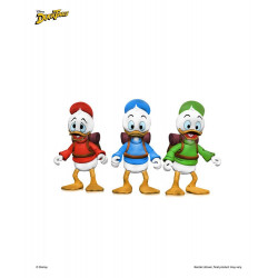 Pack 3 Figurines Riri Fifi & Loulou Ultimate Neca La Bande à Picsou