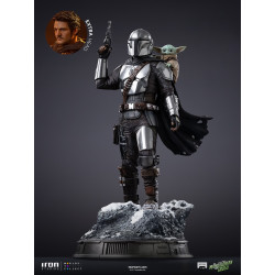 Statue Art Scale The Mandalorian & Grogu Iron Studios The Mandalorian & Grogu