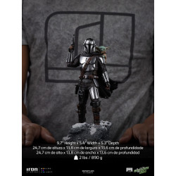 Statue Art Scale The Mandalorian & Grogu Iron Studios The Mandalorian & Grogu