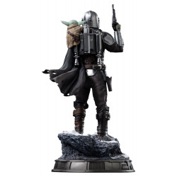 Statue Art Scale The Mandalorian & Grogu Iron Studios The Mandalorian & Grogu