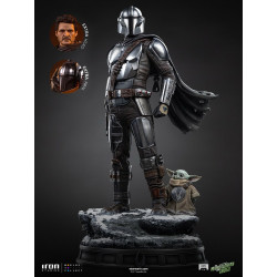 Statue Legacy Replica The Mandalorian & Grogu Iron Studios The Mandalorian & Grogu