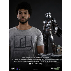 Statue Legacy Replica The Mandalorian & Grogu Iron Studios The Mandalorian & Grogu