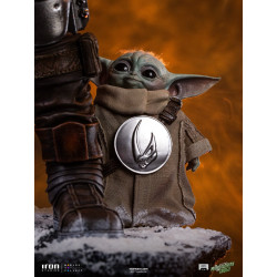 Statue Legacy Replica The Mandalorian & Grogu Iron Studios The Mandalorian & Grogu