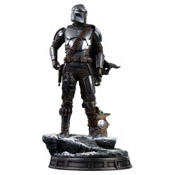 Statue Legacy Replica The Mandalorian & Grogu Iron Studios The Mandalorian & Grogu