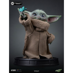 Statue Grogu Butterfly Wonder Grogu Collection Iron Studios The Mandalorian & Grogu