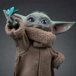 Statue Grogu Butterfly Wonder Grogu Collection Iron Studios The Mandalorian & Grogu