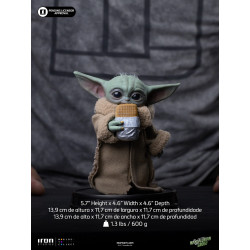 Statue Grogu Food Cart Snack Grogu Collection Iron Studios The Mandalorian & Grogu