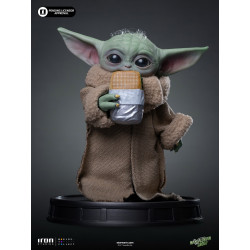 Statue Grogu Food Cart Snack Grogu Collection Iron Studios The Mandalorian & Grogu