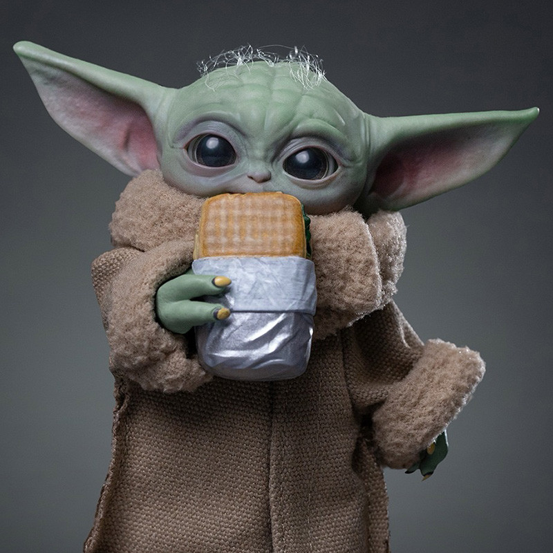Statue Grogu Food Cart Snack Grogu Collection Iron Studios The Mandalorian & Grogu