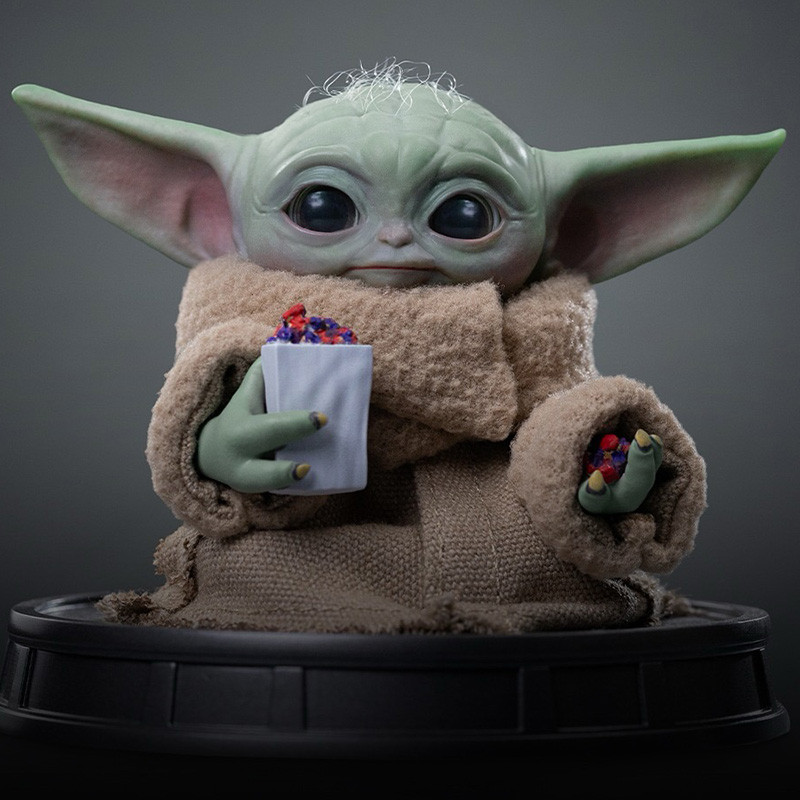 Statue Grogu Popcorn Time Grogu Collection Iron Studios The Mandalorian & Grogu
