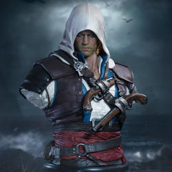 Buste Edward Kenway Pure Arts Assassin's Creed Black Flag Resynced