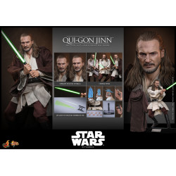 Figurine Qui-Gon Jinn Movie Masterpiece Hot Toys Star Wars